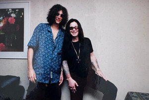 Ozzy Osbourne and  Howard Stern backstage of KROCK NY concert June 2000 - RARE
