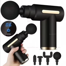 Mini USB Massage Gun Muscle Relaxation Fascia Vibrating Massager for Neck Back