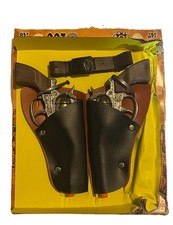 Gonher Western Classic Duo Diecast Cowboy Roll Cap Gun 5pc Playset 148/0
