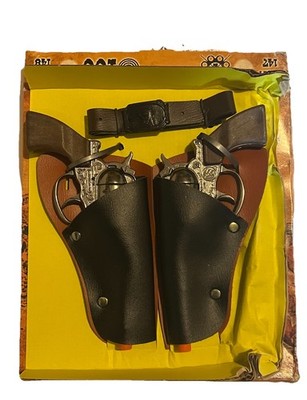 Gonher Western Classic Duo Diecast Cowboy Roll Cap Gun 5pc Playset 148/0