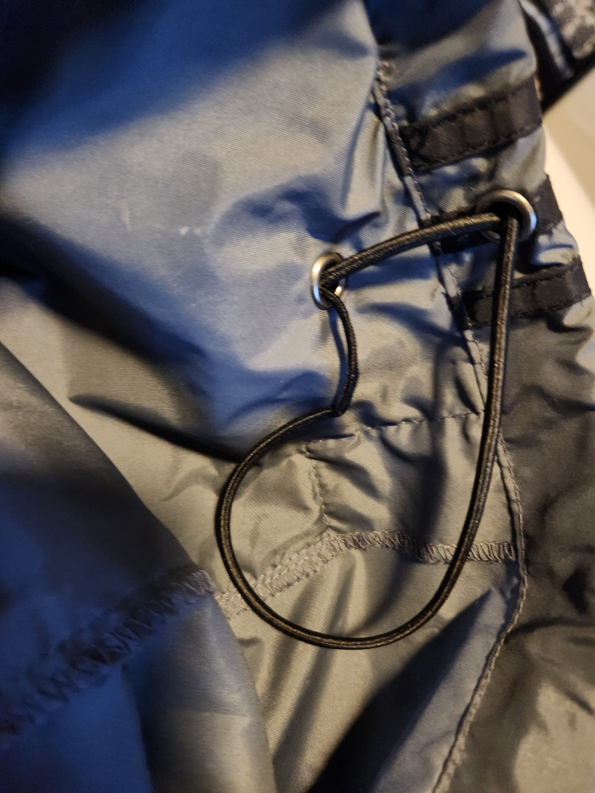 Vintage Adidas Windbreaker Jacket Mens Large Logo Pockets Lightweight Black Gray thumbnail 7