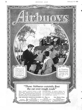 1926 Ad Reliance Mfg Co New Haven CT Airbuoys Air Springs Hydraulically Control