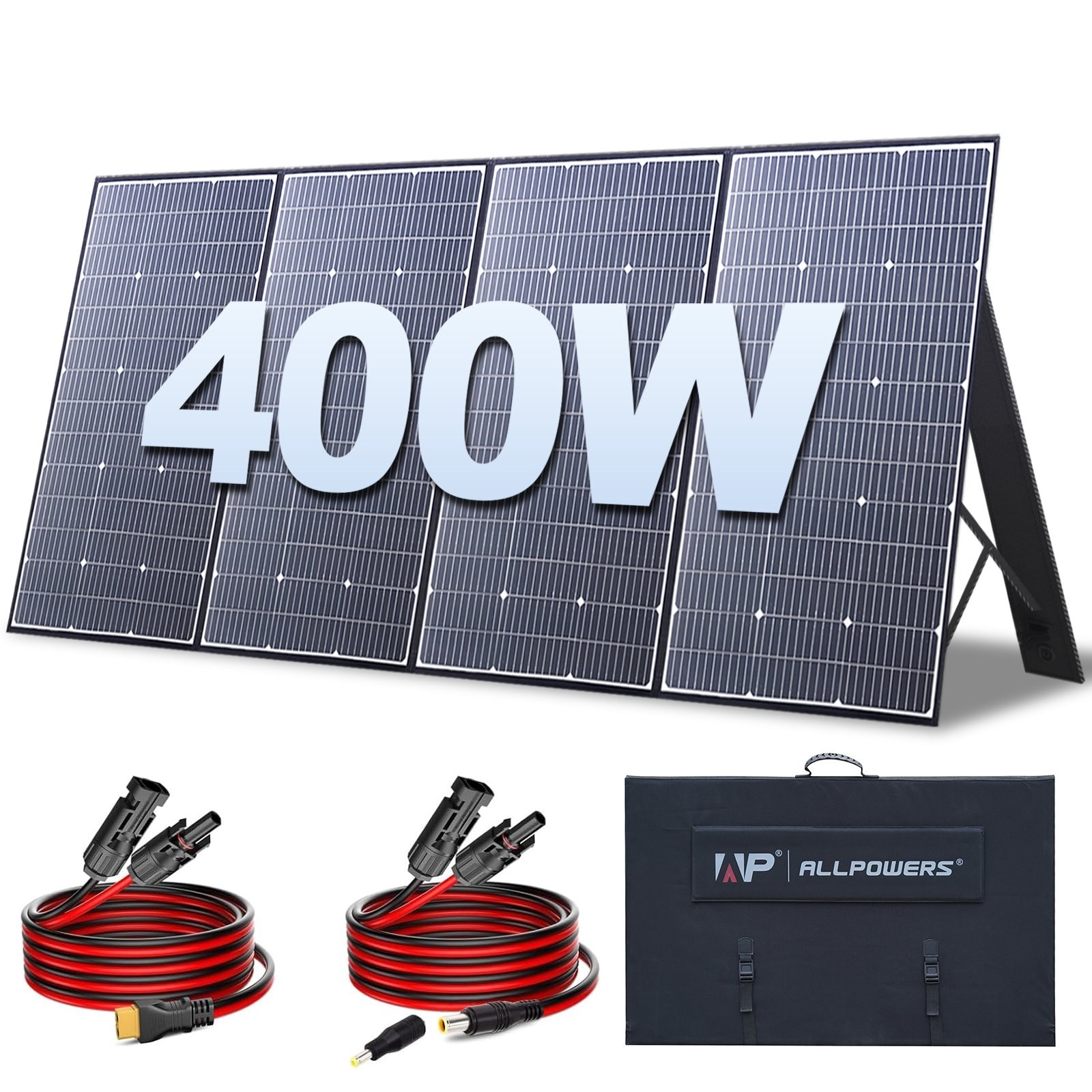 ALLPOWERS 400 Watt Portable Foldable Solar Panel Kit For Generator Power Station