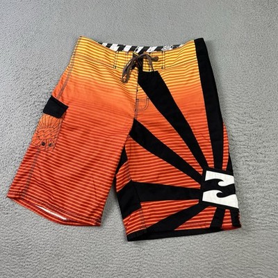 Vintage Billabong Andy Irons Rising Sun Board Shorts Mens 32