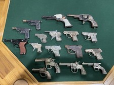 17-Antique  Vintage Cast Iron,Metal ,Etc Cap Guns Lot