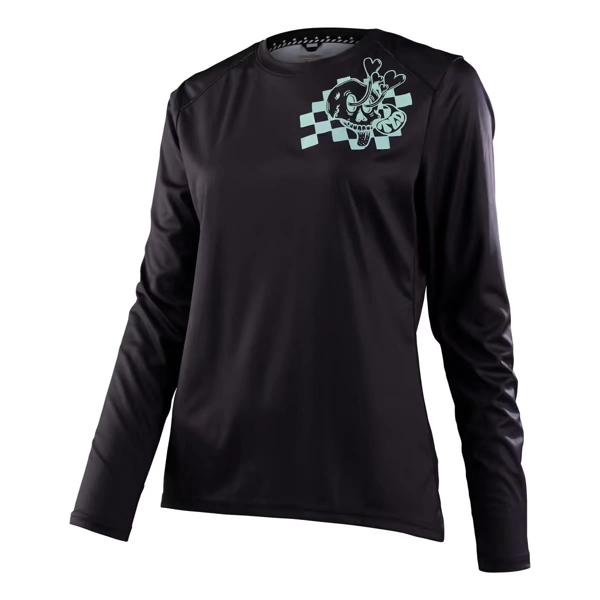 Wulibike Maglia Ciclismo Donna Manica Lunga - Colore Gradient, Termica, Elastica E Traspirante Con Tasche - 3