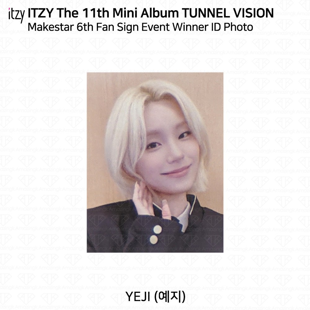 ITZY 11th Tunnel Vision Makestar 6th Sign Event Winner Signed