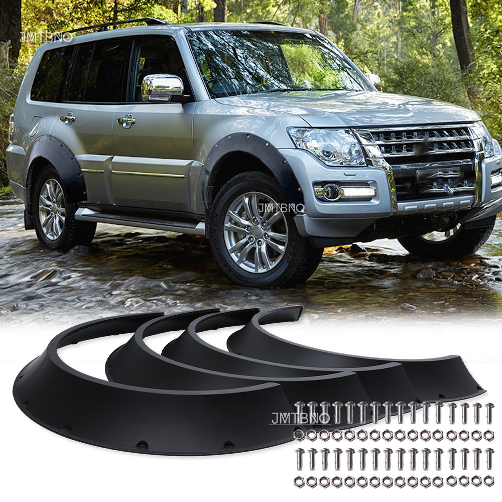 4.5" For Mitsubishi Pajero SUV Van Car Wheel Arch Fender Flares Wide Body Kits