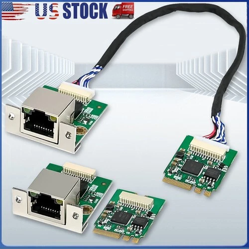 M.2 A+E 2.5GbE Intel I226-V Ethernet. NIC Card Multi-Gig 2.5G/ 1G/100M NGFF 2230