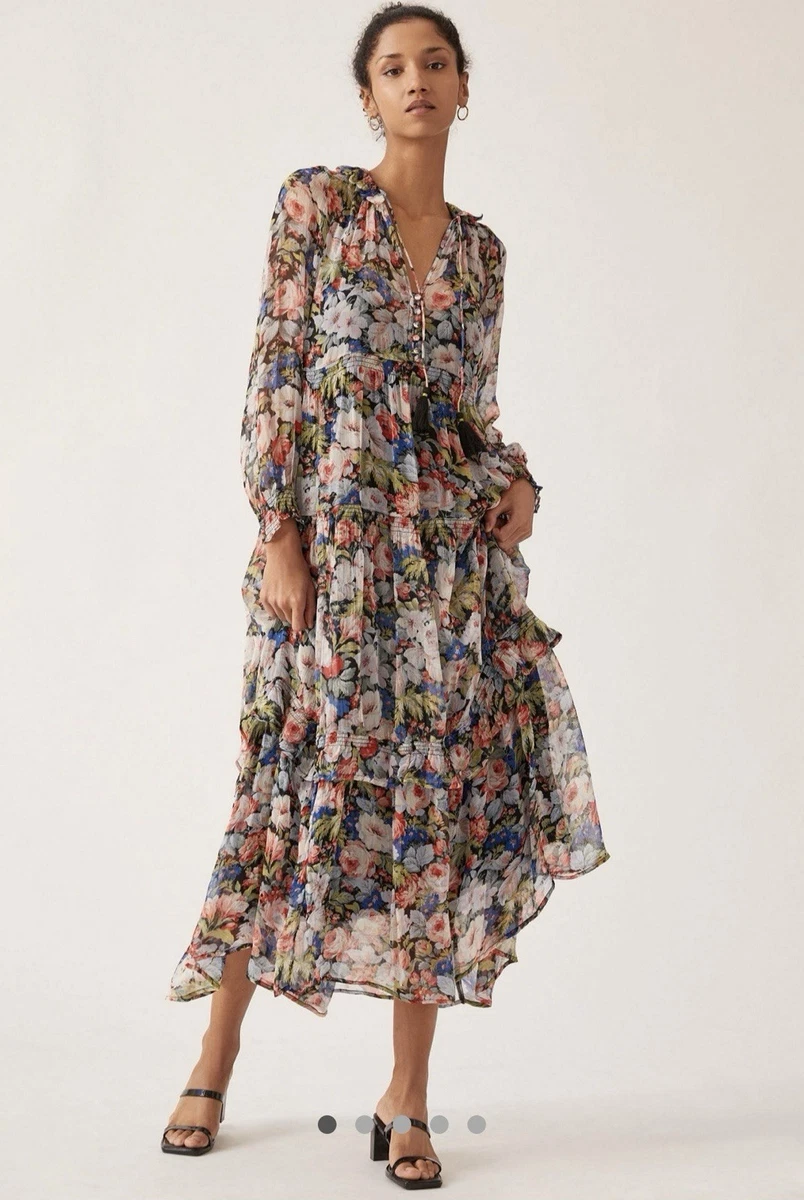 bcbg tiered tulle maxi dress Dot Tulle Gown