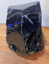 Andara Crystal- monatomic andara glass - Luminescent Cobalt Blue - 15lbs 2 Oz.