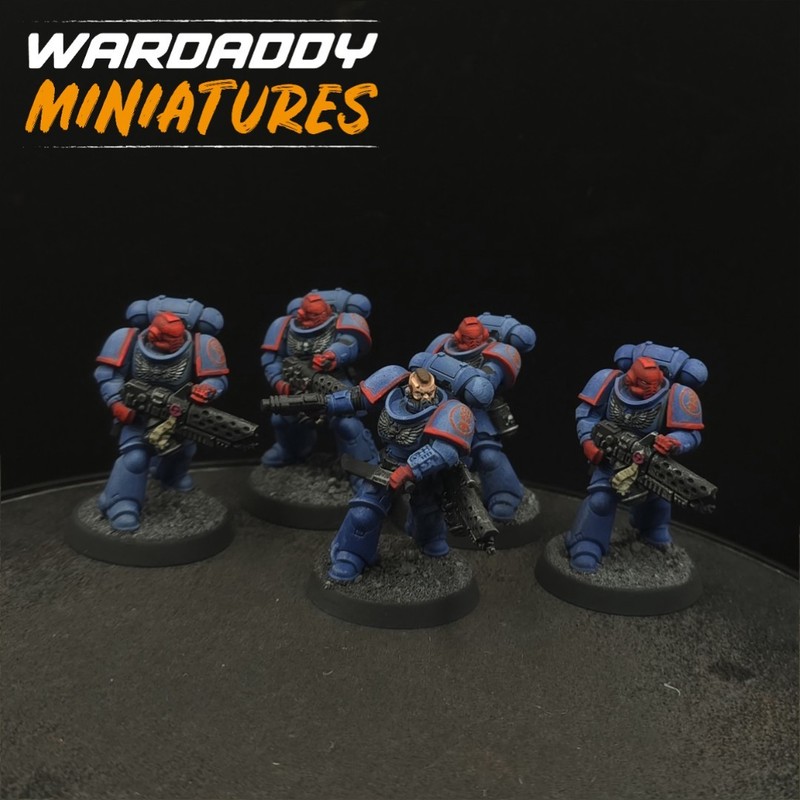 Pro Painted Warhammer 40k Crimson Fists Infernus Marines ×5 #1 Games Workshop