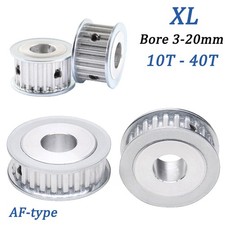 XL Timing Belt Pulley AF-Type 25T Bore 3-25mm For 10/15mm Wide Timing Belt