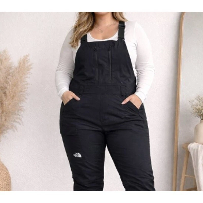 The North Face Freedom Black Ski Snow Bib Pants Womens Plus 3X Long NWT $250