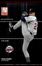 Brad Radke 2003 Donruss Elite #36 Twins MLB READ FREE SHIPPING AutographDen