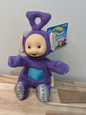 Vintage 1998 Tinky Winky Teletubbies Purple New With Tag 6" Plush Toy