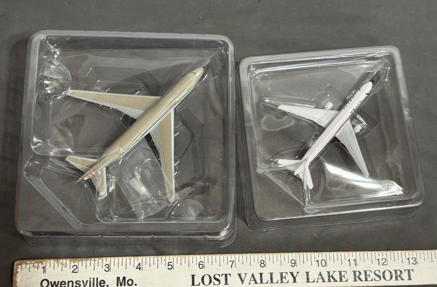 2   1:600 Diecast Passenger jet plane Schabak 827 767 DELTA HERPA Wings ASIANA