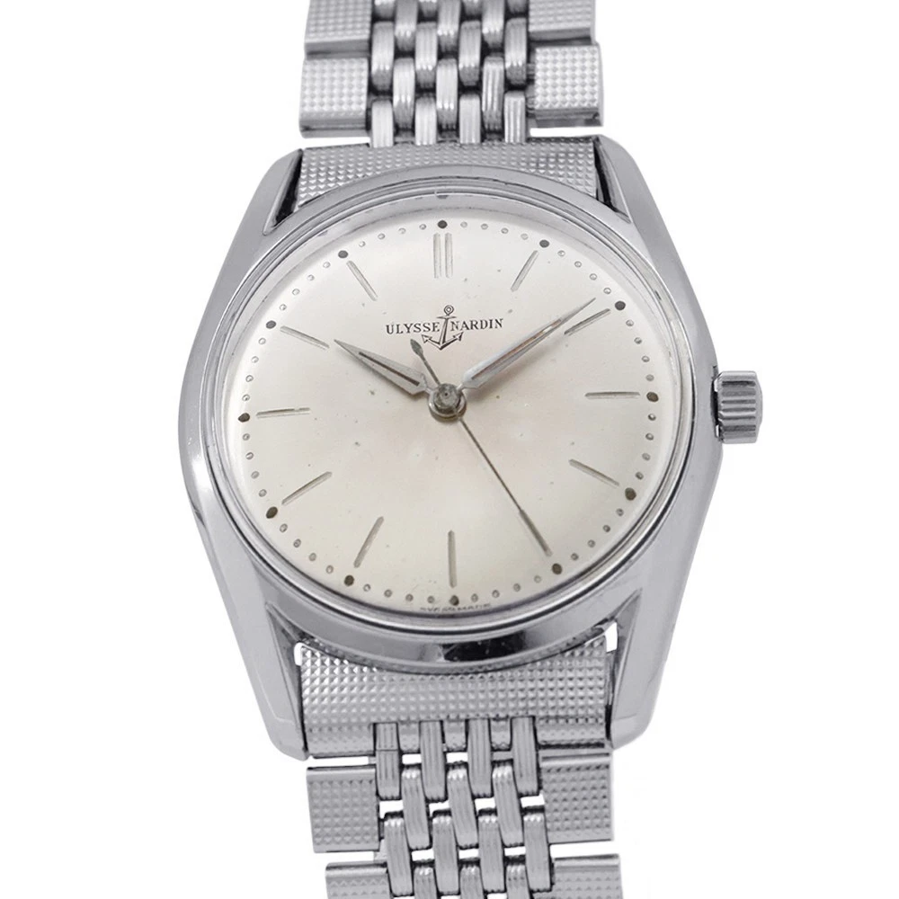 Ulysse Nardin — ULYSSE NARDIN Non date 34mm Stainless Steel Silver Dial
