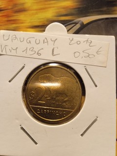 Pièce de 2 dollar Uruguay 2012