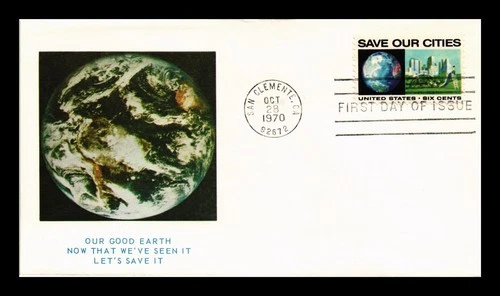 DR JIM STAMPS US COVER SAVE OUR CITIES ANTI-POLLUTION FIRST DAY ISSUE