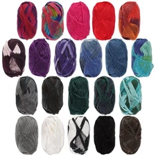 JubileeYarn Mesh Fishnet Yarn - 200g/Skein Chunky Acrylic - Variety Pack - 4 ...