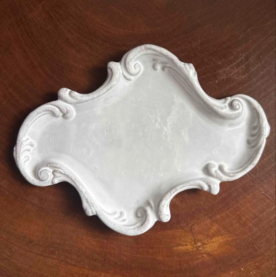 Astier De Villatte Dolly Plate 6in(15cm) x 4.3in(11cm) Used JAPAN - image 2 of 4