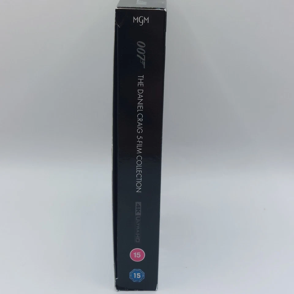 DANIEL CRAIG - James Bond 5 Film Collection - 4K ULTRA UHD + Blu Ray - Mint - Image 3 of 4