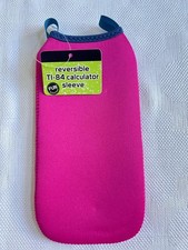 NWT Reversible Ti-84 Calculator Sleeve Pink
