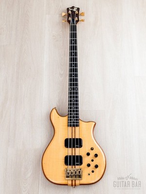 1980s Kawai FIIB Vintage Neck Through Bass Guitar w/ Active