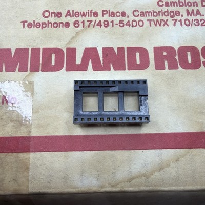 Midland-Ross Cambion EA7031324 24 Pin DIP Wide Body IC Socket--Lot of 1000-- NOS