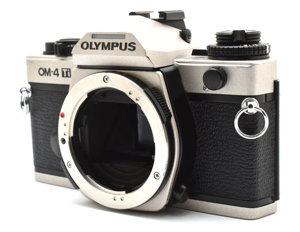 [Fast neuwertig] Olympus OM-4 Ti Titan analoge 35-mm-Spiegelreflexkamera Gehäuse aus Japan - Bild 2 von 4