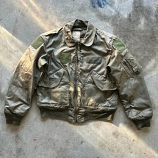 Vintage 70s Military CWU 45/P Flight Jacket Size Medium