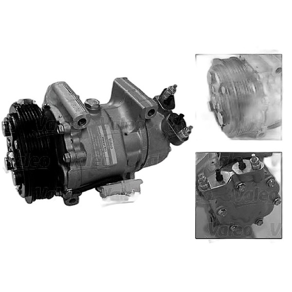 Klimakompressor 12 V R 134A Ø 119 Mm Valeo FüR U.A. Peugeot 206-image