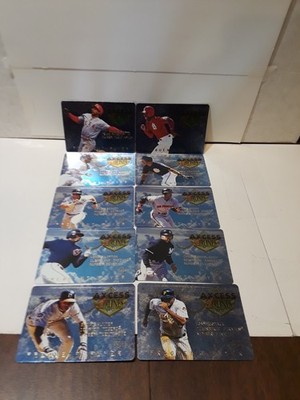 10 1998 Skybox Access Frequent Flyer Inserts Bonds, Biggio, Etc