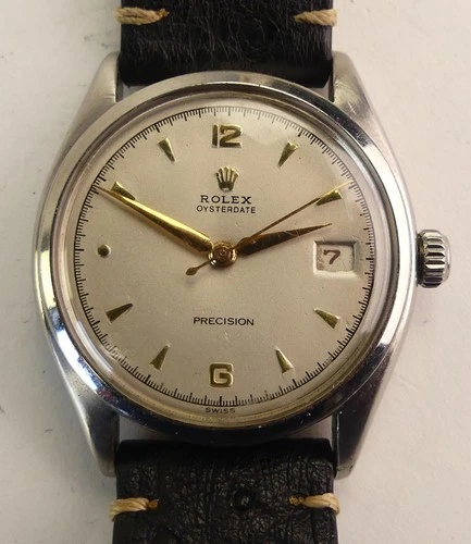 RARE - 1953 Rolex Oysterdate Precision 6094 – Vintage Watch (For Repair / Parts)