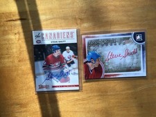 Steve Shutt 6 hockey card 4 Autograph 2 Jersey 39/75 with Jari Kurri