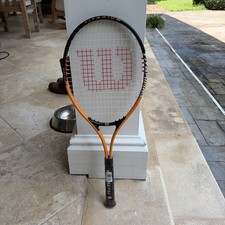 Wilson Titanium Soft Shock 3 Tennis Racquet Racket Orange Black 4-3/8" Brand New