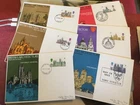 GB STAMPS RARE FIRST DAY COVER 1969 CATHEDRALS TRIDENT SET OF SIX SPECIALS