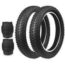 20 x 3 Electric Bike Tires Heavy Duty Wear-Resistant Fat E-Bike Tires 2 Pack