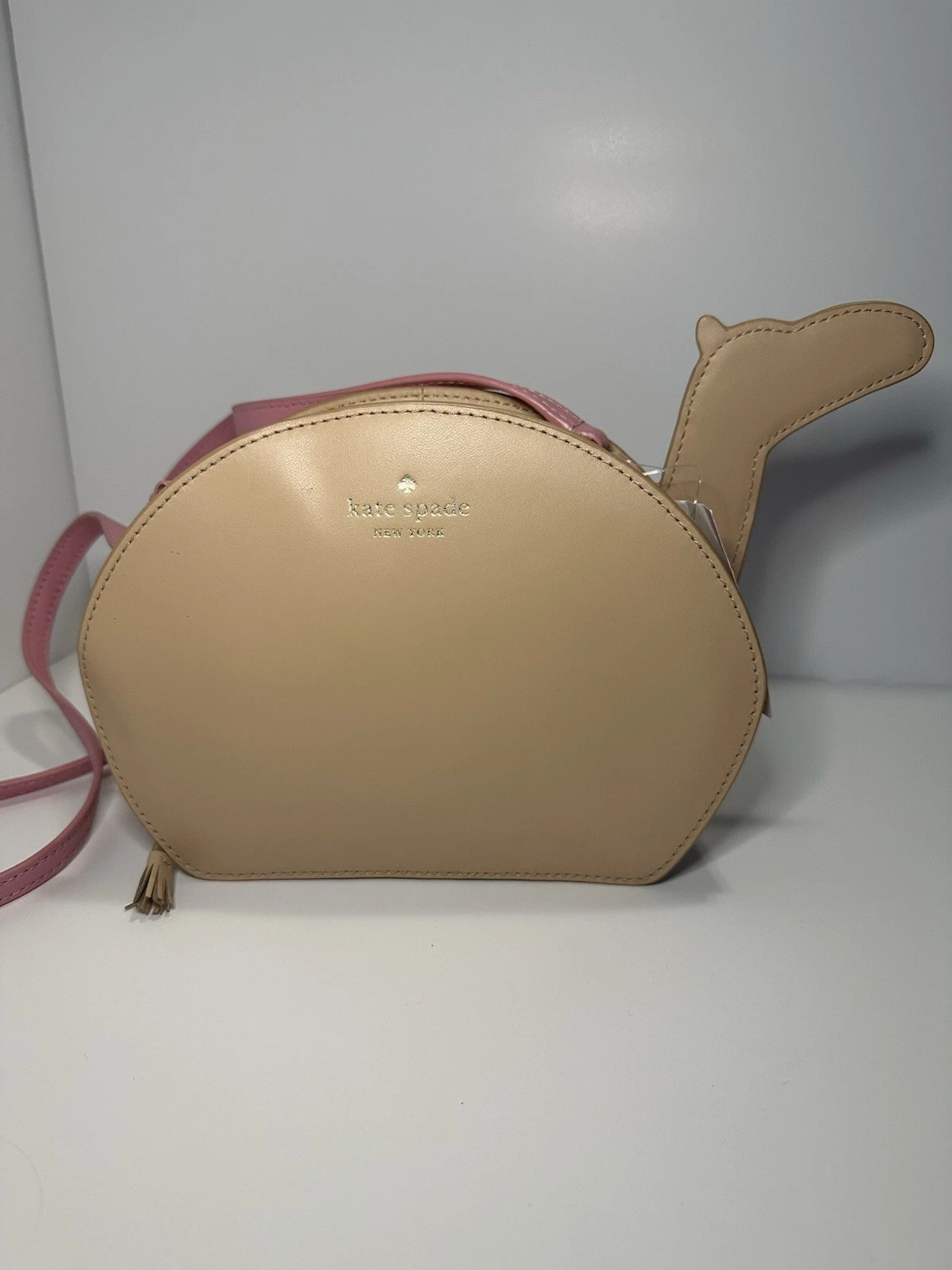 Tracolla Kate Spade nuova con etichetta Spice Things Up cammello pelle multicolore