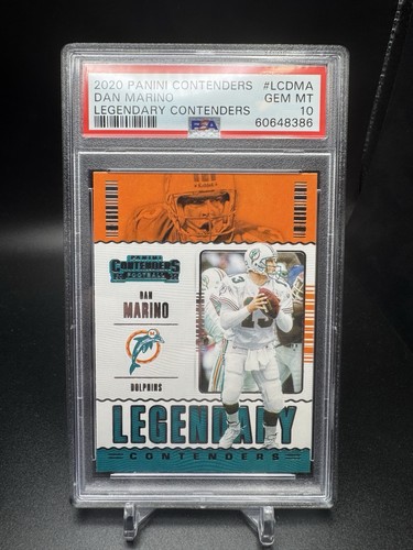 2020 CONTENDERS LEGENDARY CONTENDERS #LCDMA DAN MARINO PSA 10 GEM MINT Dolphins