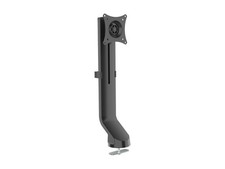 Monoprice Single Monitor Low Profile Flat Clamp Mount - Black, Up to 32in Screen