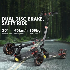 800W Electric Scooter Adults Commuting E-Scooter 10 Inch Tires 45KM/H Max Speed