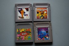 4 Nintendo Game Boy Classic Spiele, Tetris, World Cup 98, Lucky Luke, 4 in 1