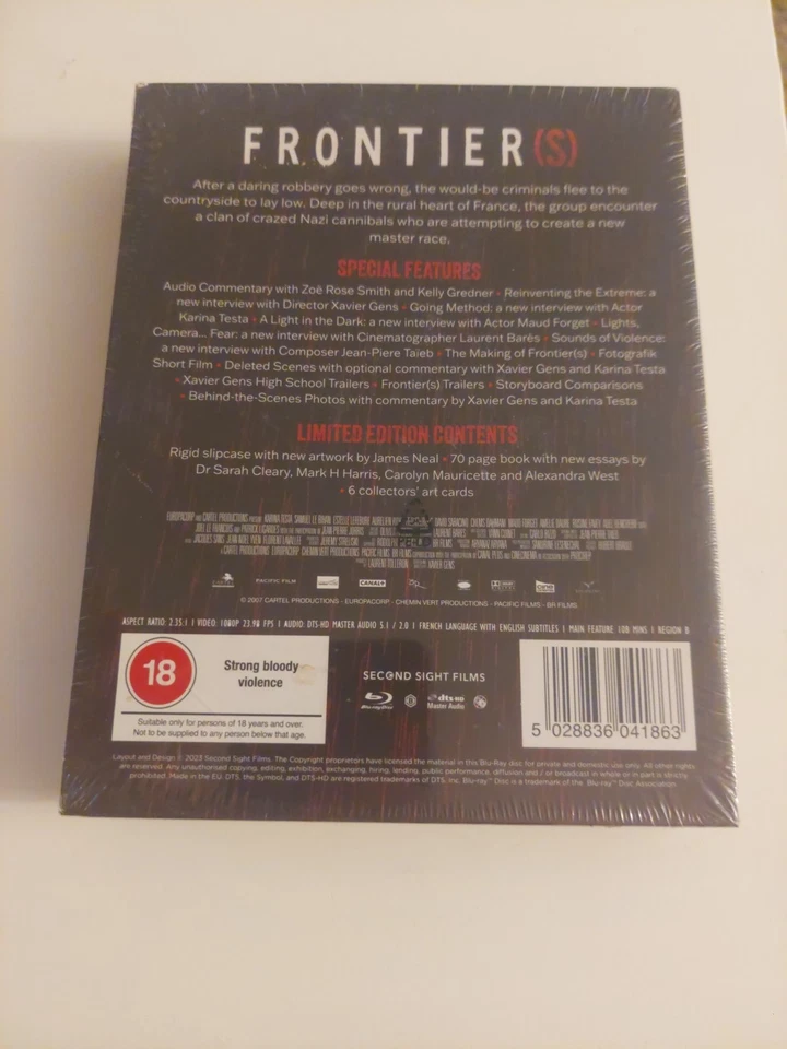 Frontier(s) Limited Edition (Uncut Version) Blu-ray (Second Sight/Region B) NEW - Image 2 of 4