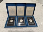 1882 1883 1884 CC Morgan Silver Dollars $1 Unc GSA BU UNC Estate Set with/ paper