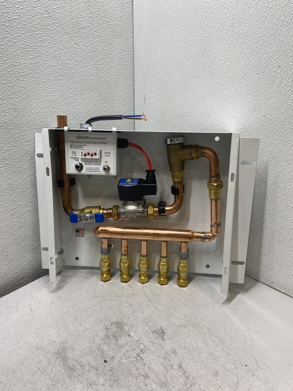 MIFAB MI-100-5 Enclosed Electronic Trap Seal Primer, 1-5 Opening Ports
