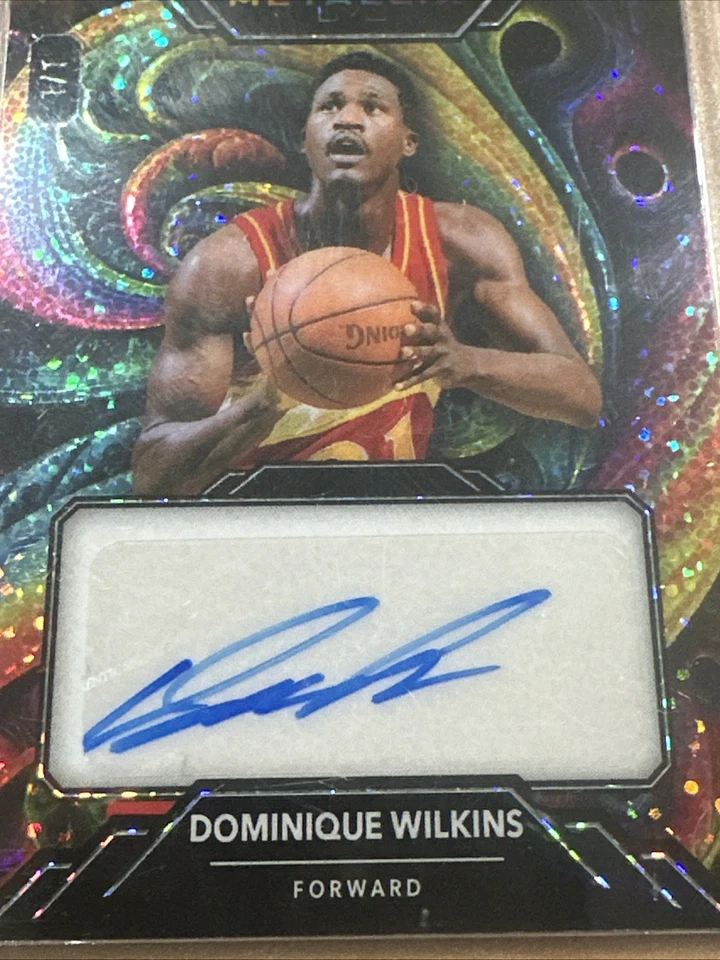 1/1 DOMINIQUE WILKINS 2024 COMODÍN METALLIX ARCO IRIS AUTÓGRAFO AUTOMÁTICO 1/1 Foto 3 de 4