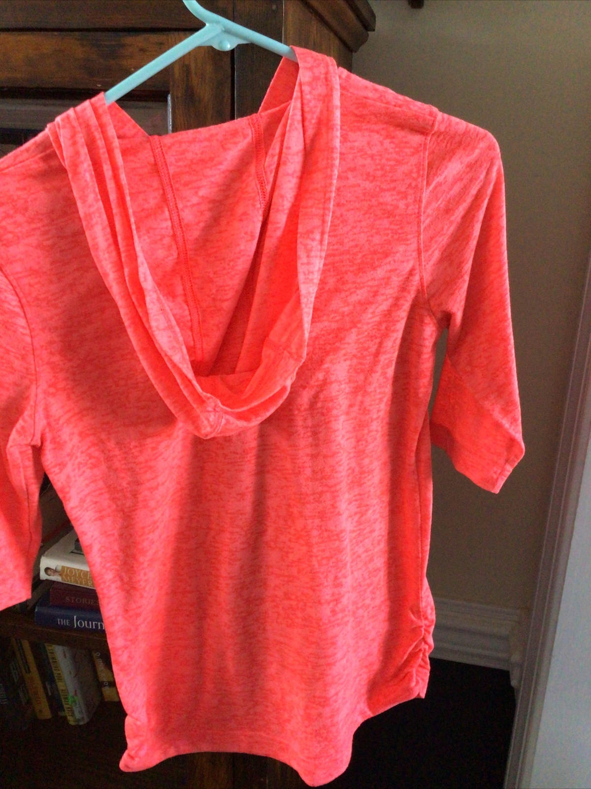 Girls Pink Under Armour Lightweight Hoodie, Youth, Size YLG/JG/G, Lightweight thumbnail 6