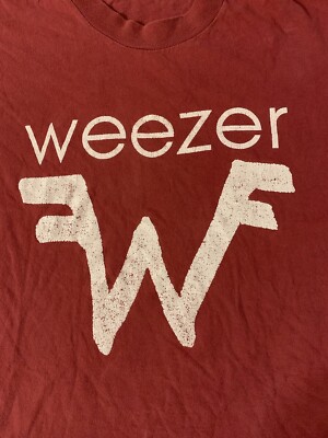 Weezer Shirt XL 1994 Bokkus Fan Club Single Stitch Vintage Green
